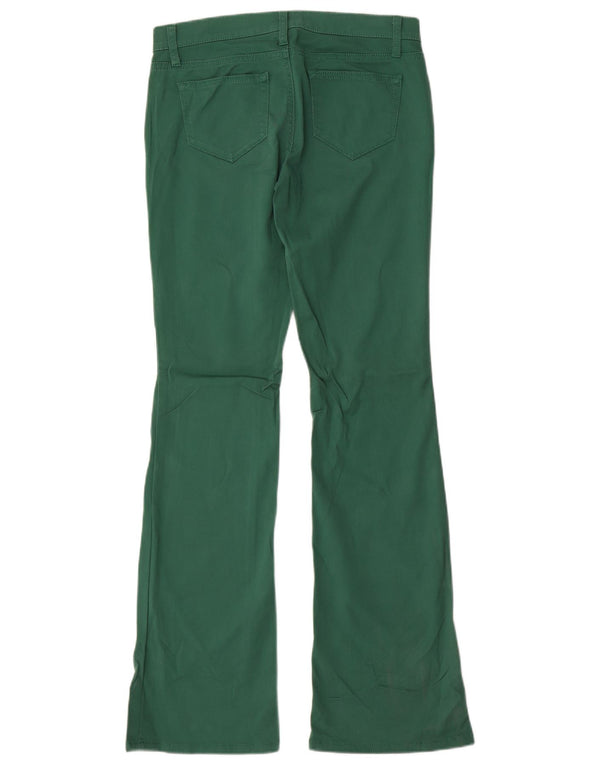 Calça feminina casual Benetton Flare W30 L33 verde