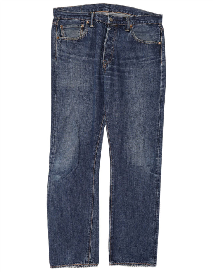 Jeans Levis 501 Straight Masculino W34 L32 Azul