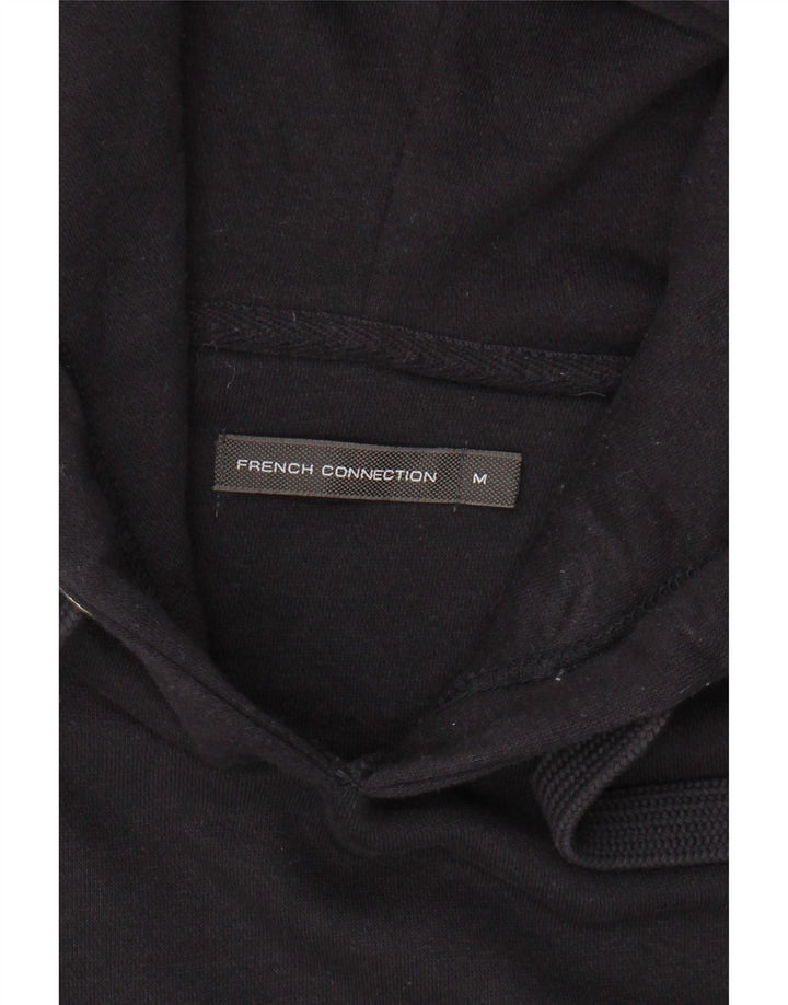 FRENCH CONNECTION Mens Hoodie Jumper Medium Navy Blue Cotton Vintage French Connection and Second-Hand French Connection from Messina Hembry 
