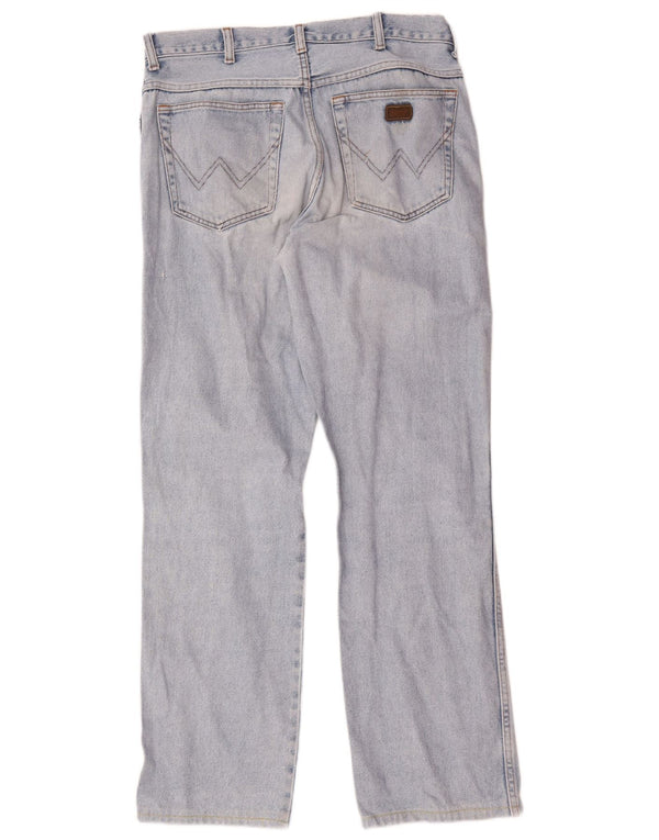 Wrangler Masculino Monterey Straight Jeans W34 L31 Azul Algodão
