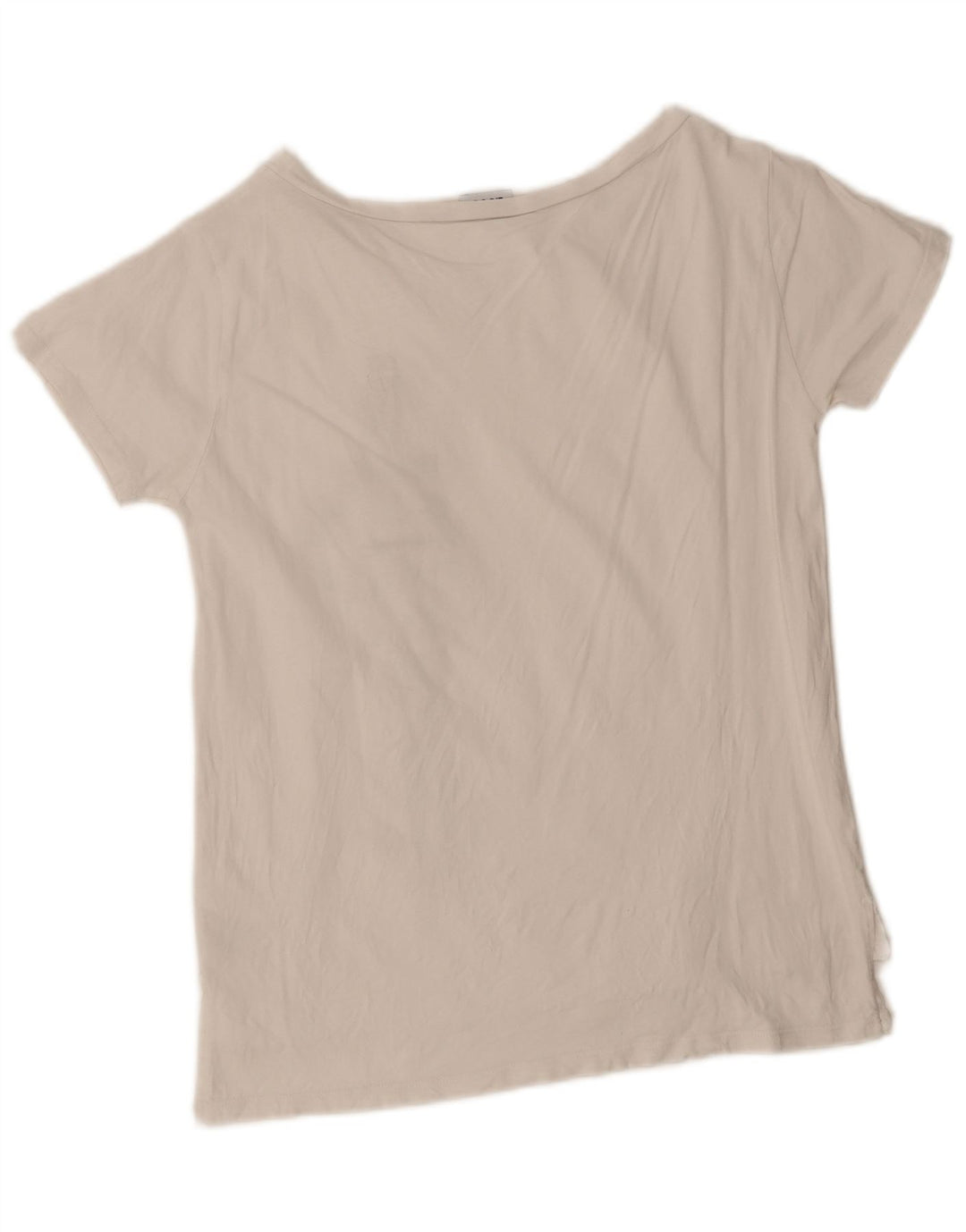 Camiseta feminina Liu Jo com estampa gráfica UK 14 algodão branco médio