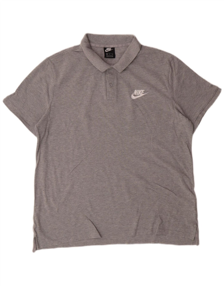 Camisa polo masculina NIKE 2XL cinza algodão
