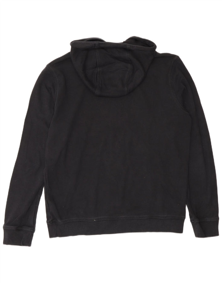 Hugo Boss moletom com capuz masculino grande algodão preto