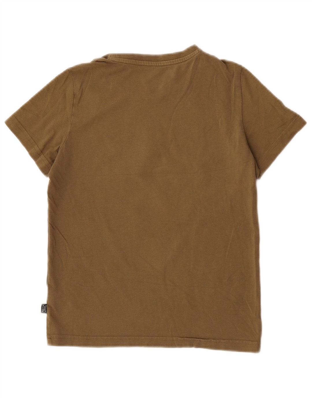 Camiseta Puma Meninos Graphic Top 9-10 Anos Caqui