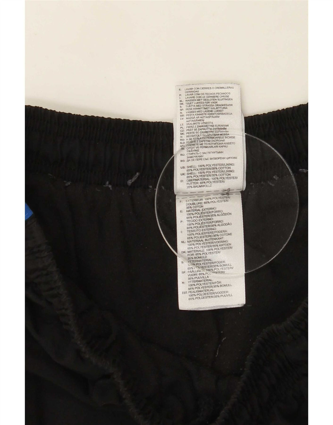 Adidas Mens Treino Calças Joggers Grande Poliéster Preto