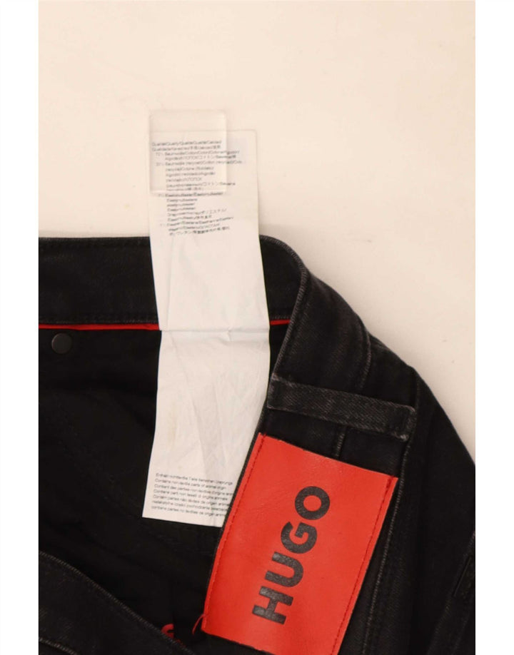 Hugo Boss Masculino Jeans Slim W33 L31 Algodão Preto