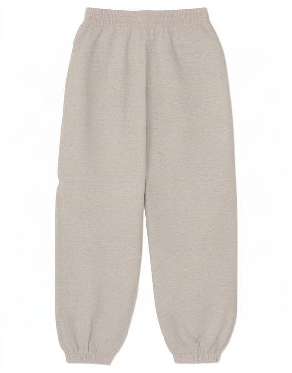 Calça esportiva feminina Zara com ajuste solto e joggers Reino Unido 12 algodão cinza médio