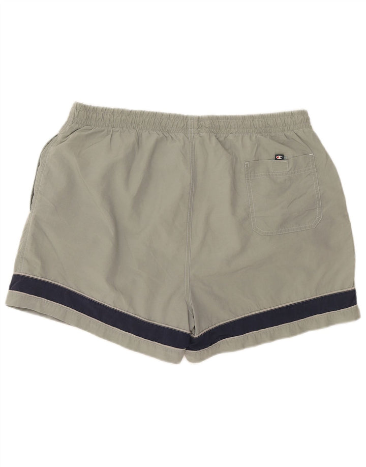 Shorts de natação masculino Champion 2XL cinza Colourblock poliamida