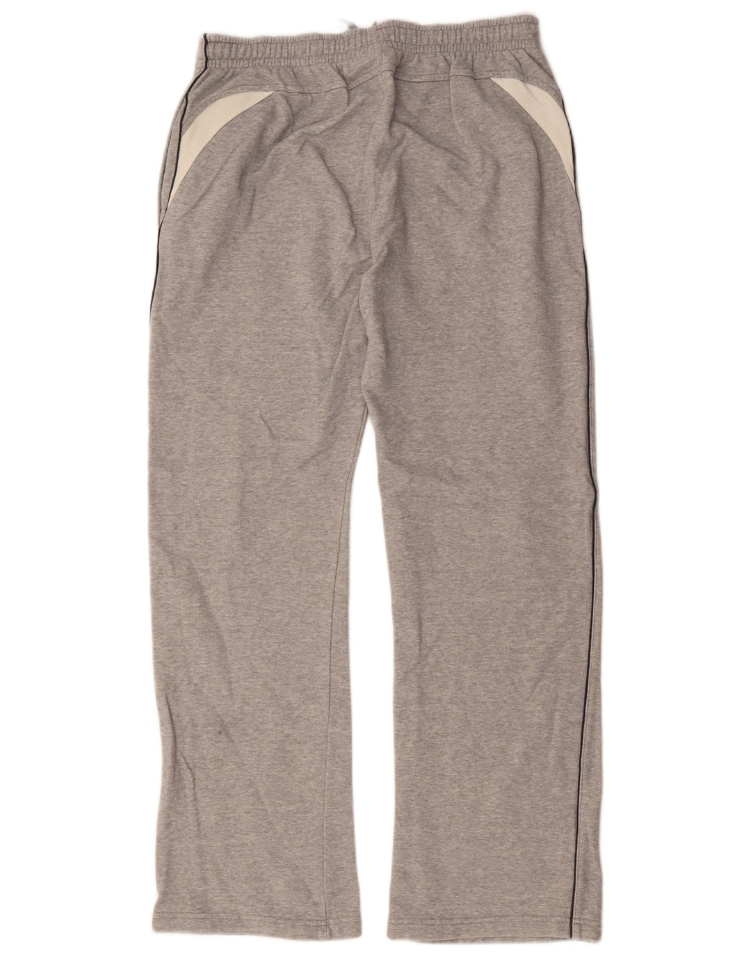 Calça de treino masculina Champion XL cinza manchado de algodão