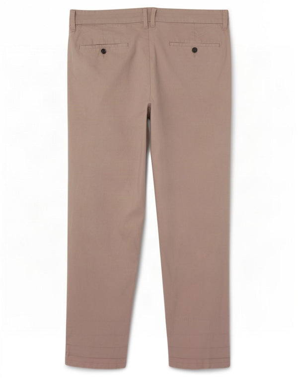 Calça Chino Feminina Marks & Spencer Slim W36 L29 Algodão Cinza