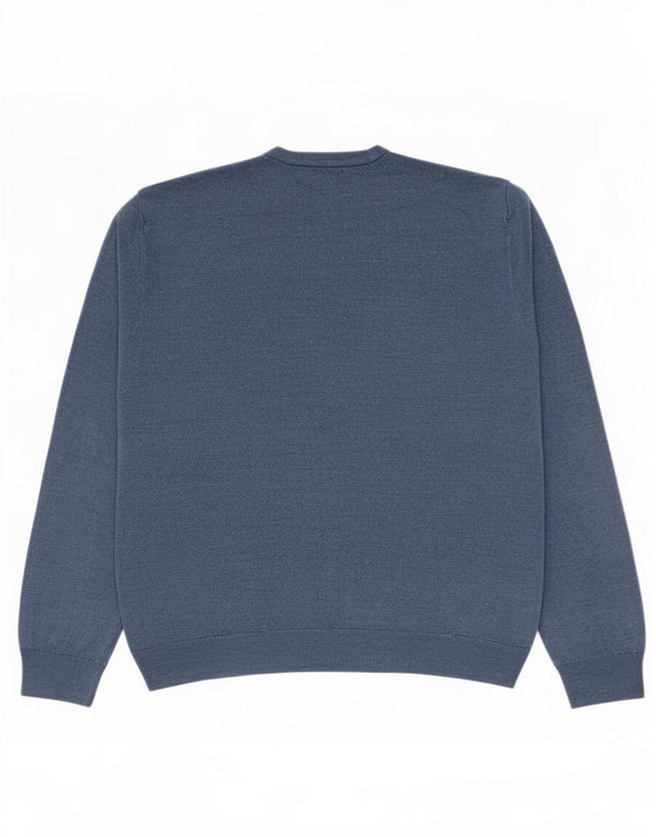 Suéter masculino Marks & Spencer com gola redonda 2XL acrílico azul