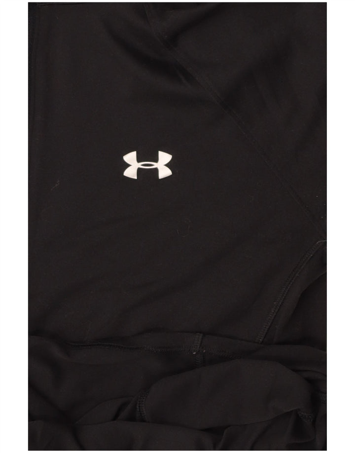 UNDER ARMOUR Feminino pulôver com zíper e gola alta Reino Unido 12 médio preto