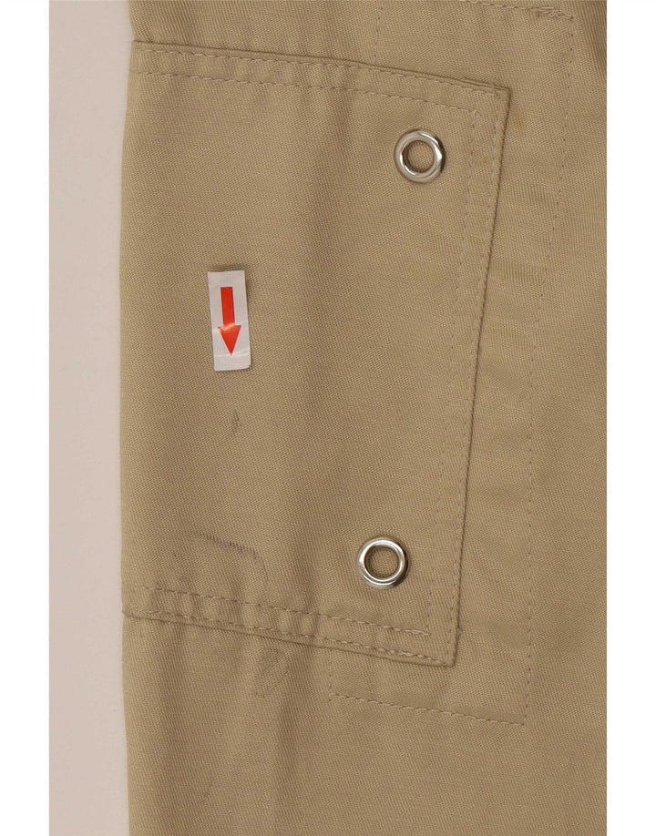 Jaqueta utilitária masculina American Legend UK 38 algodão bege médio
