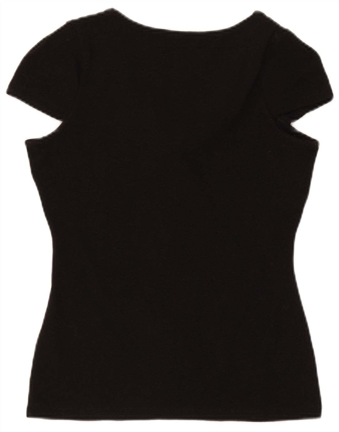 Blusa feminina ZARA UK 12 viscose preta média