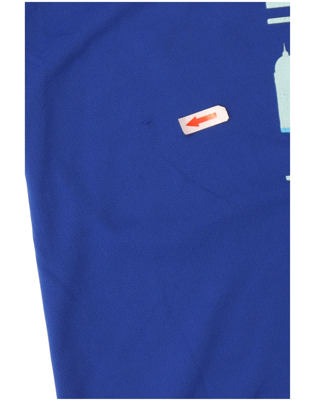 Camiseta Asics Mens London Graphic Top Médio Azul Poliéster