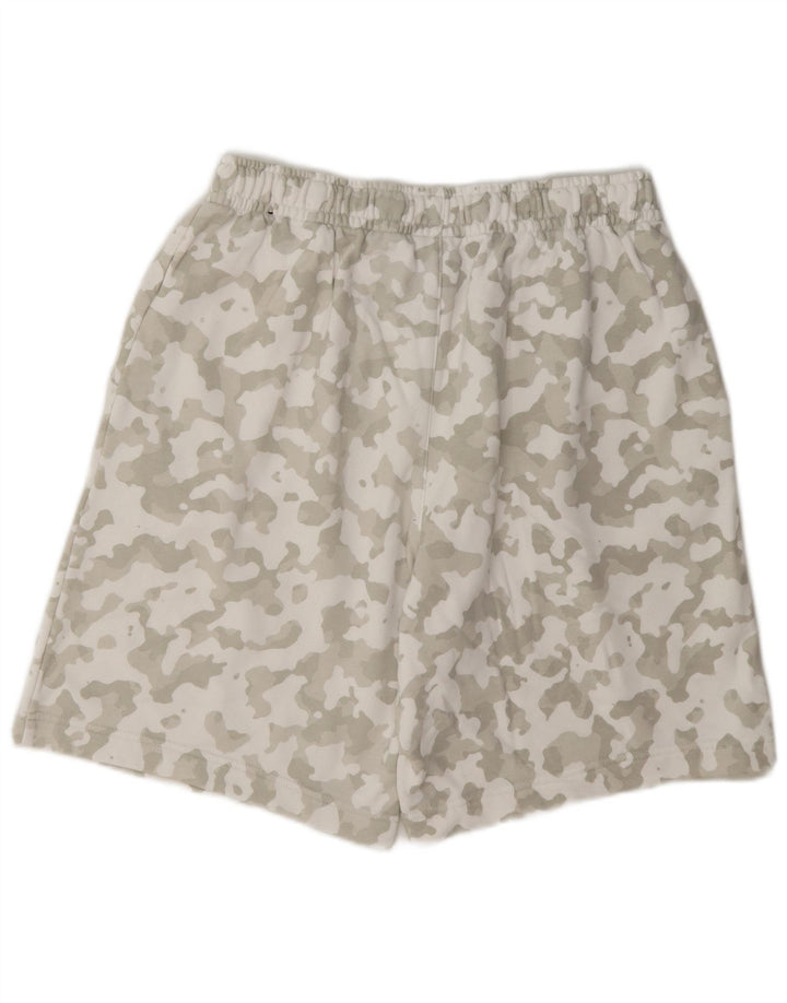 Shorts esportivos masculinos Nike grande camuflagem cinza