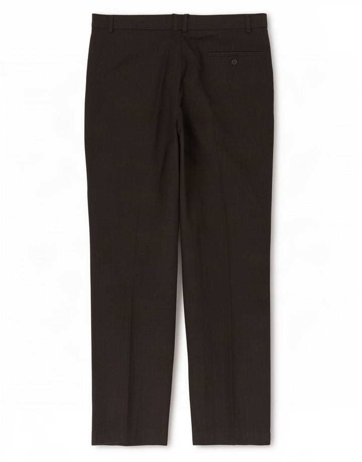 Calça masculina de terno reto Marks & Spencer W40 L33 poliéster preto