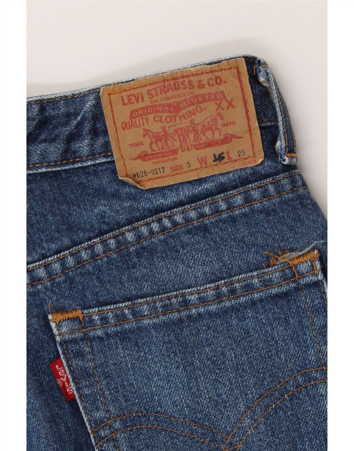 Jeans feminino Levi's cintura alta W25 L29 azul
