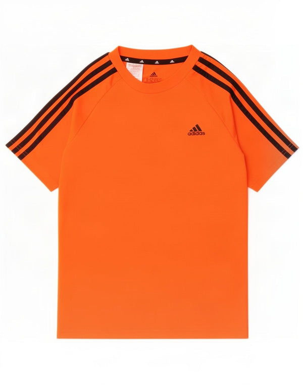 Camiseta Adidas Menino Aeroready Top 11-12 Anos Laranja Poliéster