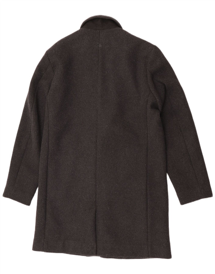 Sobretudo masculino Hollister UK 42 XL poliéster cinza