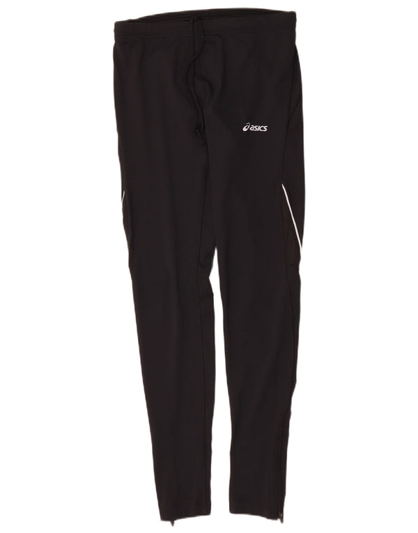 Calça de treino feminina Asics UK 14 grande poliéster preto