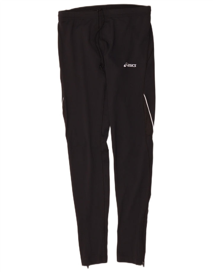 Calça de treino feminina Asics UK 14 grande poliéster preto