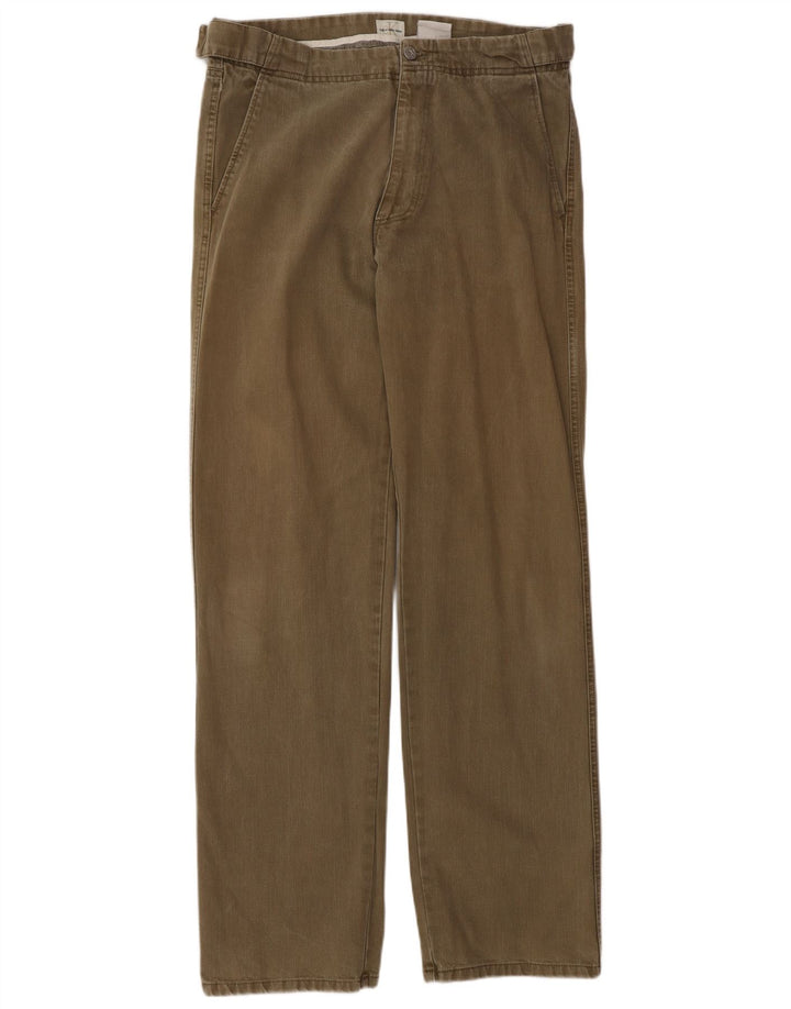 Calça jeans reta masculina Calvin Klein W34 L34 marrom
