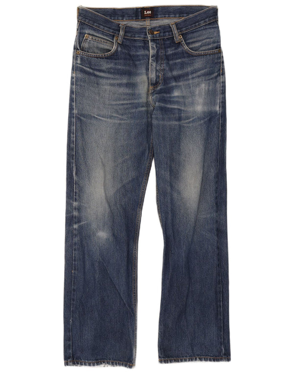 Lee Mens Ranger Bootcut Jeans W34 L30 Azul Algodão