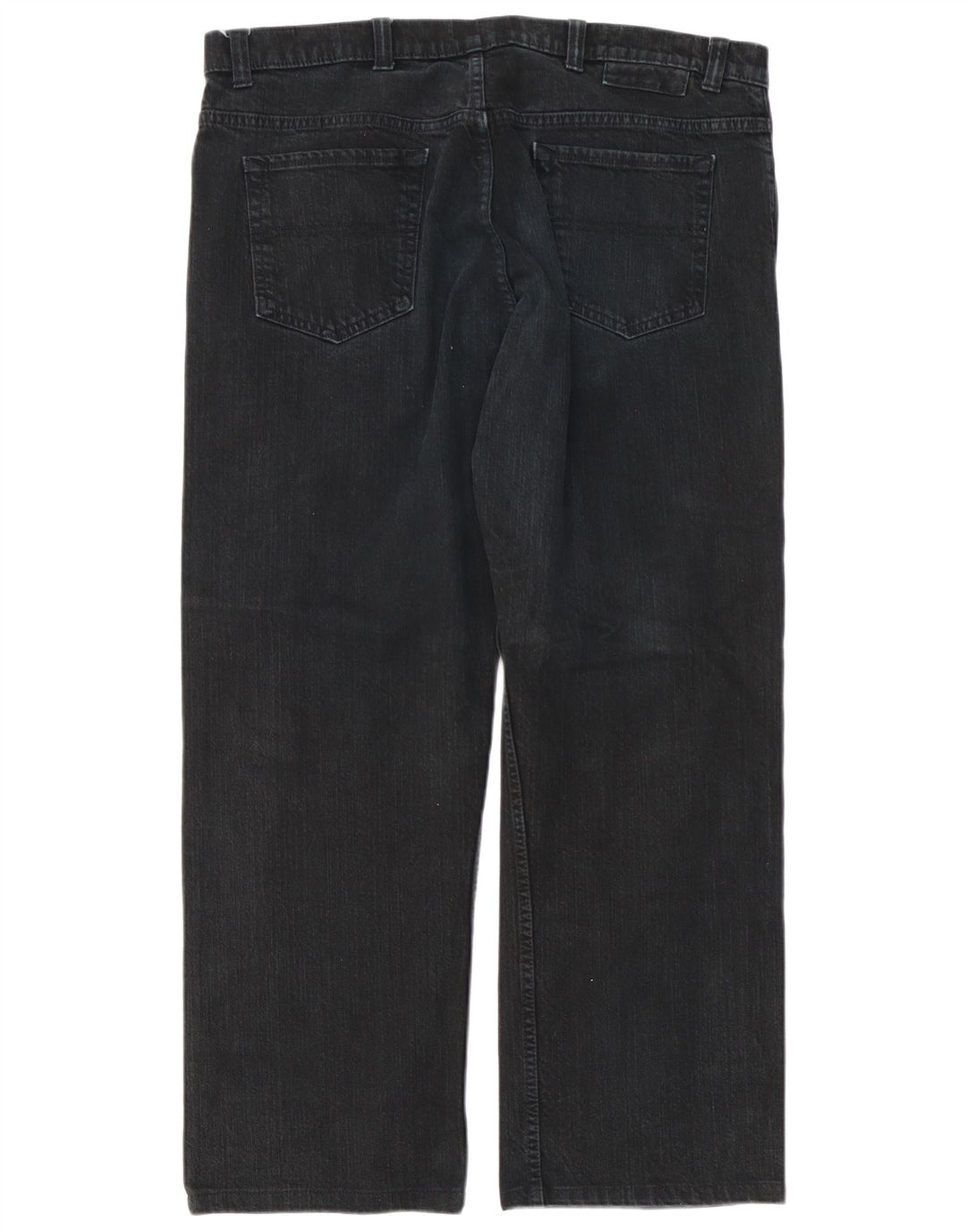 Calça jeans reta masculina Marks & Spencer Blue Harbor W40 L28 algodão preto