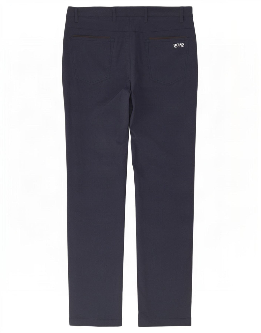 Calça Chino Slim Masculina Hugo Boss W30 L31 Azul Marinho Poliéster