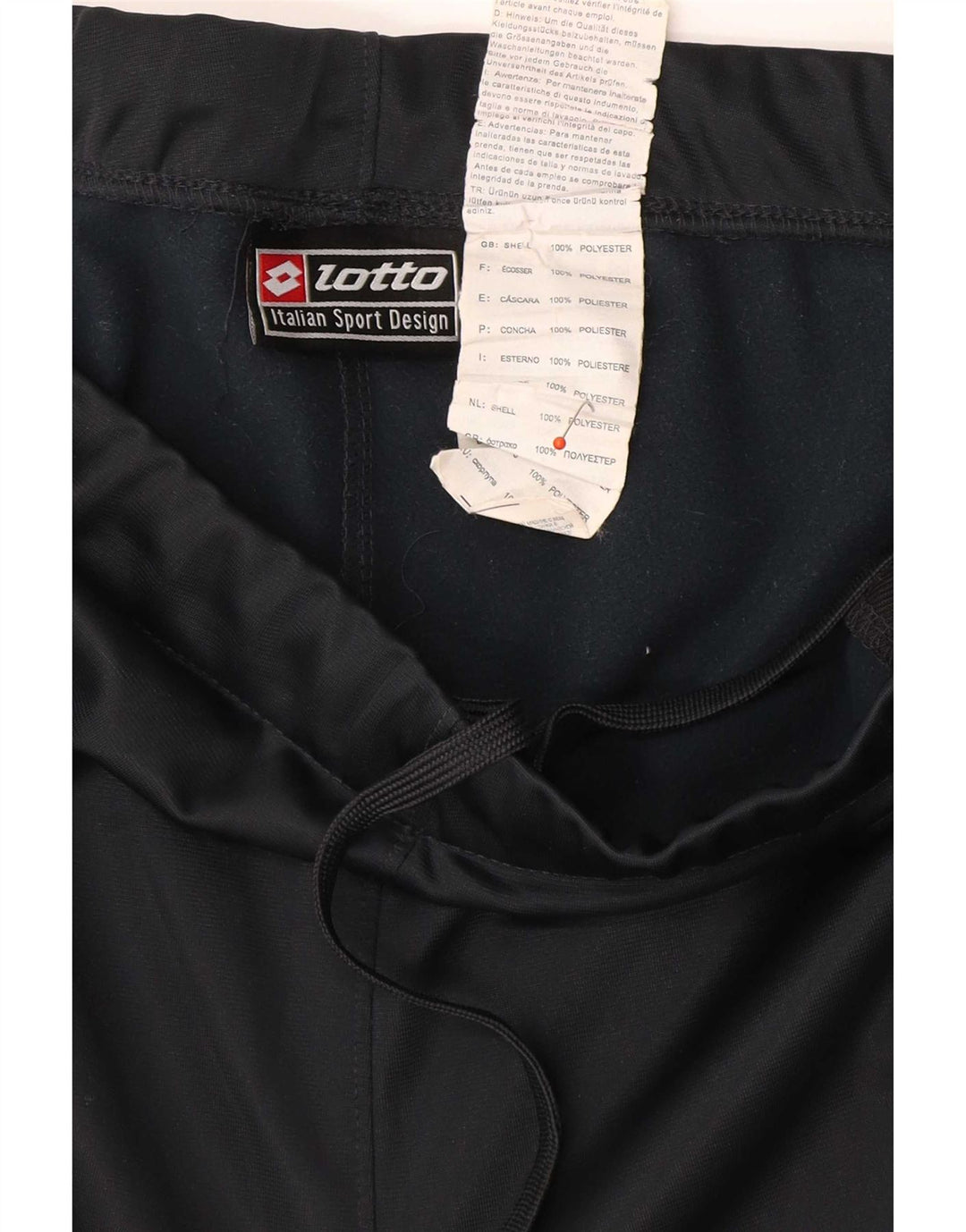 Calça de treino masculina Lotto Crop poliéster azul marinho médio