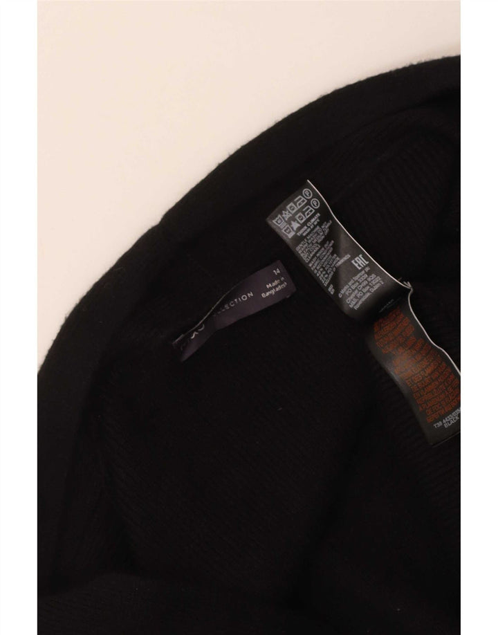 Marks & Spencer Suéter feminino Longline Open Cardigan Reino Unido 14 Médio Preto