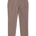 Zara Calça Chino Feminina Slim Pequena W26 L27 Cinza Xadrez