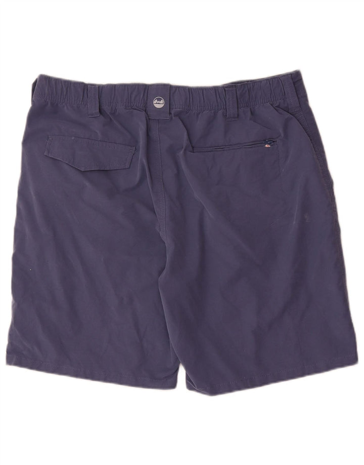 Wrangler Mens Chino Shorts W38 XL Azul Marinho Algodão