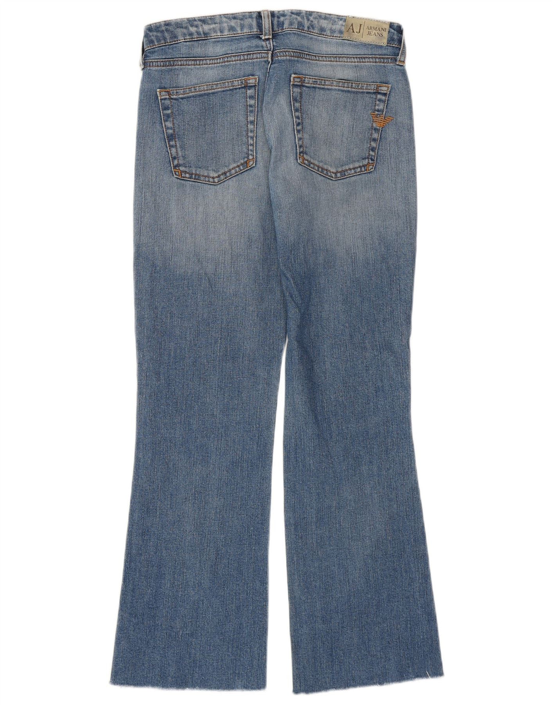 Calça jeans feminina Armani W26 L27 azul algodão