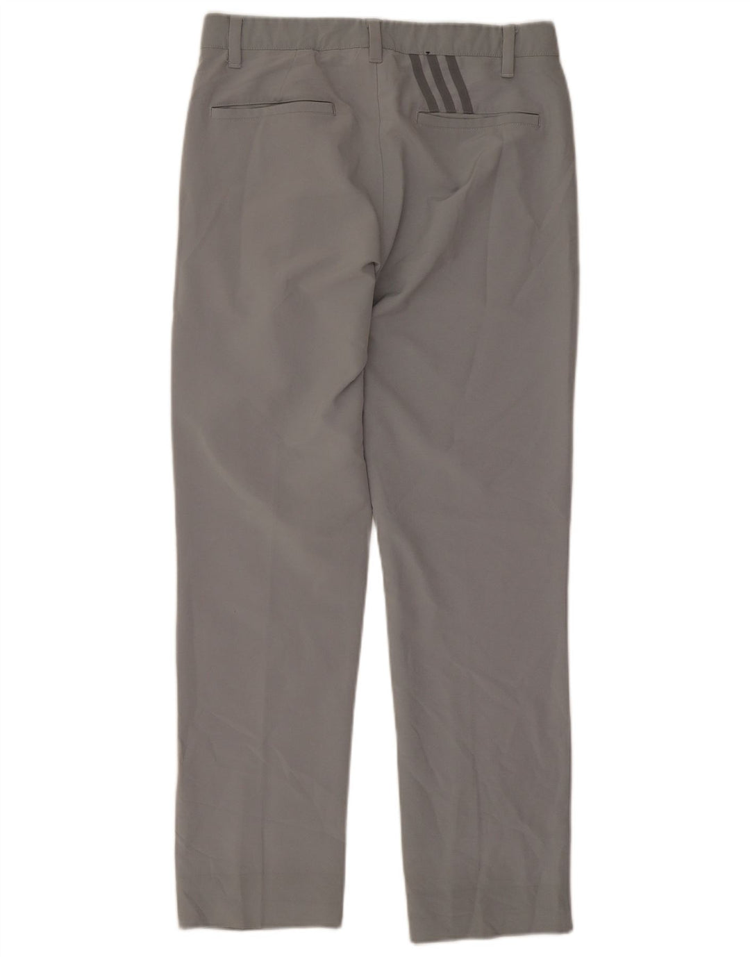 Calça Chino Reta Masculina Adidas W30 L28 Cinza Poliéster