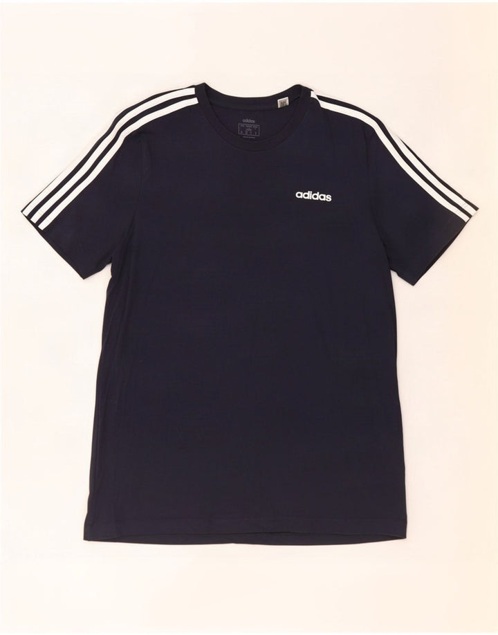 Camiseta masculina Adidas grande azul marinho