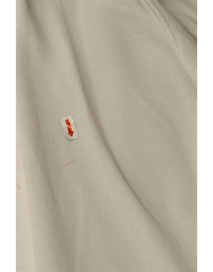 Jumper feminino com capuz grande Champion UK 10 pequeno branco