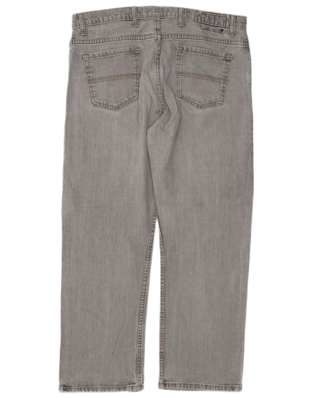 Calça jeans reta masculina Marks & Spencer Blue Harbor W38 L29 algodão cinza