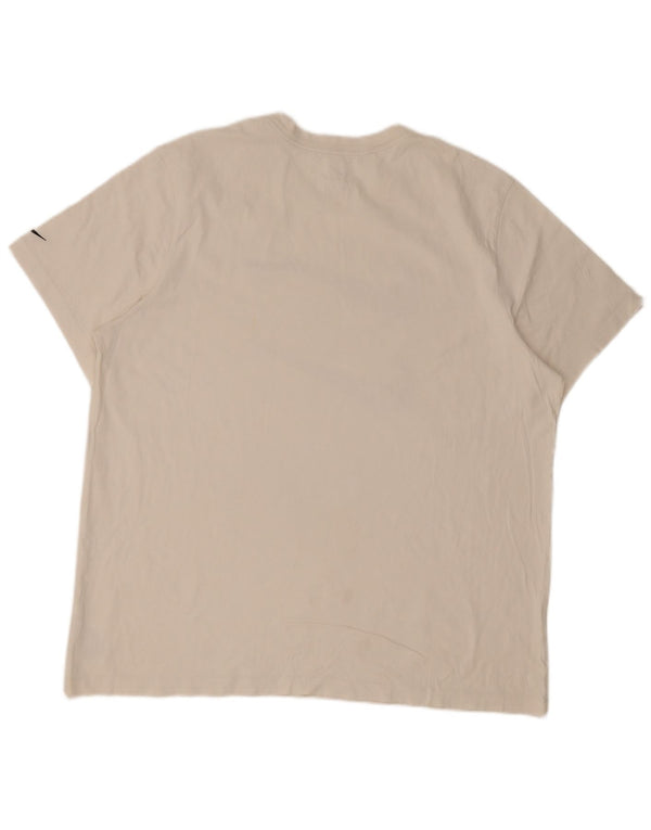 Camiseta Nike masculina Swoosh gráfica top 2XL algodão branco