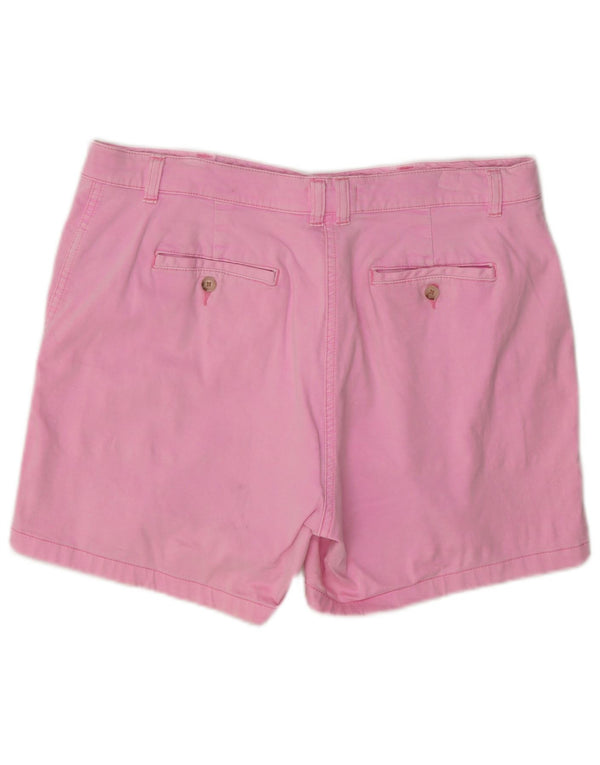 Joules Womens Chino Shorts UK 16 Grande W34 Algodão Rosa