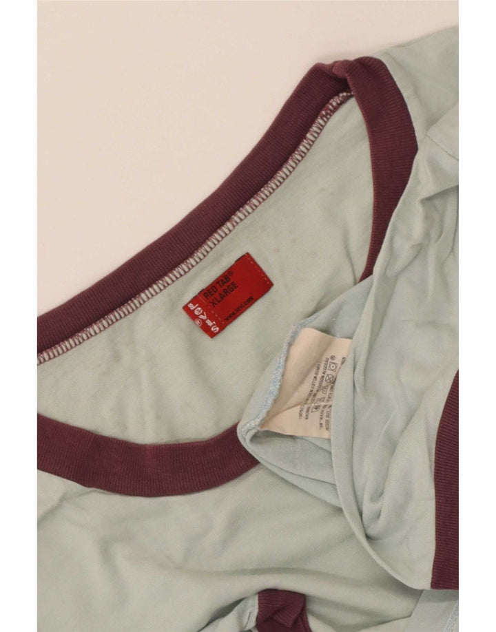 Camiseta gráfica masculina Levi's Top XL algodão azul