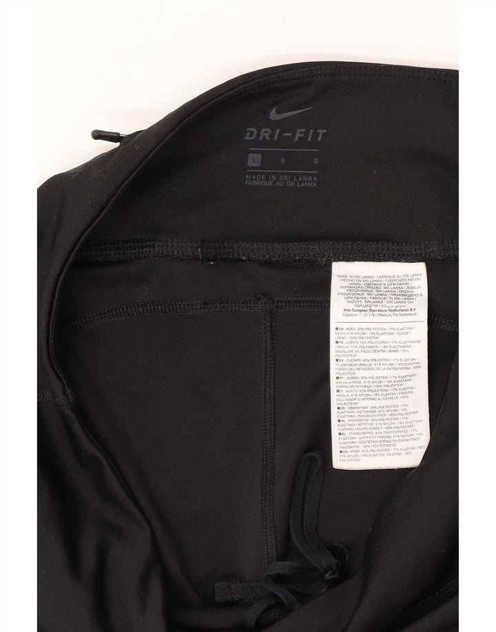 Leggings Nike Feminino UK 16 Grande Poliéster Preto
