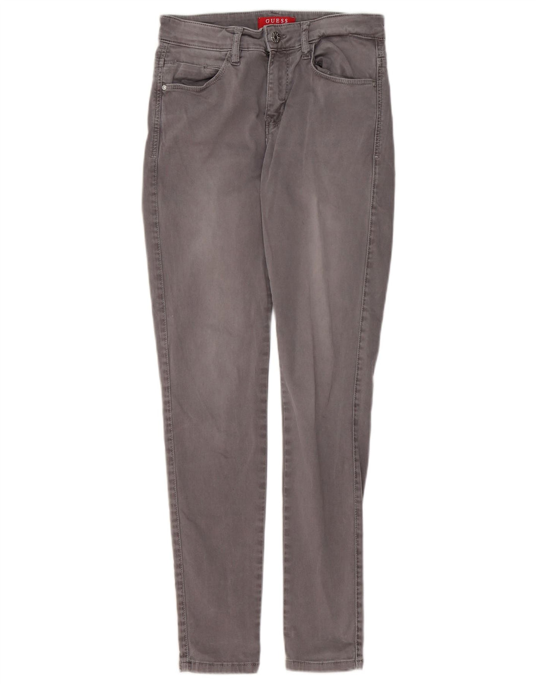 Calça jeans skinny feminina GUESS W26 L30 cinza algodão