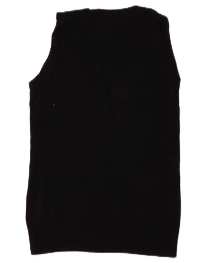 Zara Womens Vest Tank Top UK 10 Pequeno Preto