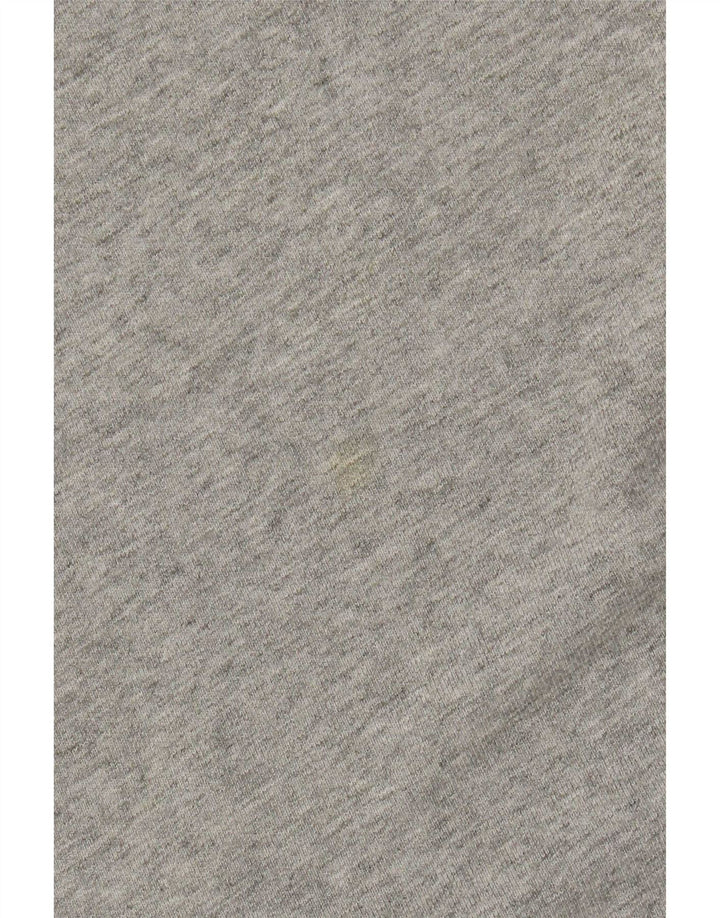 Moletom gráfico feminino Levi's Jumper UK 14 algodão manchado cinza médio