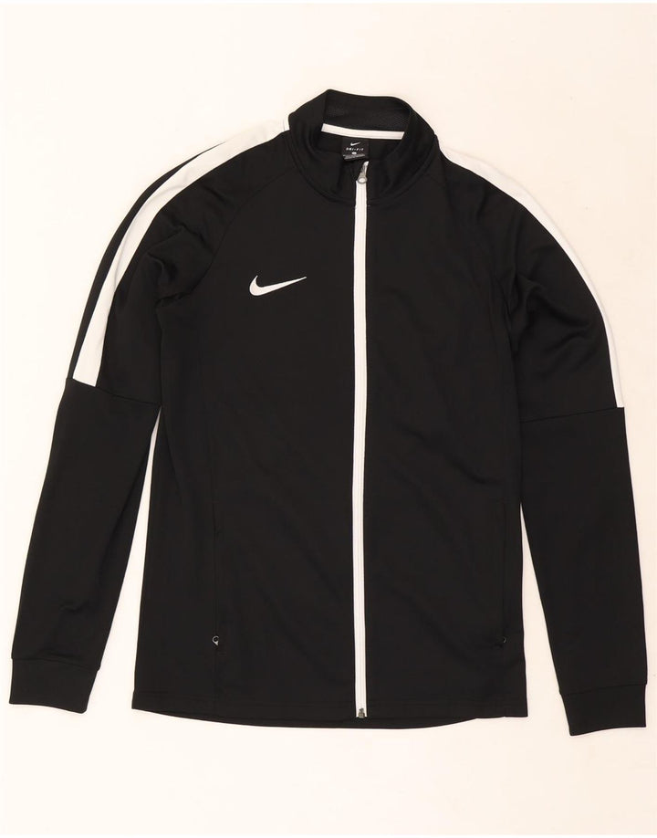 Jaqueta Nike Mens Dri Fit Tracksuit Top Médio Preto Colourblock Poliéster