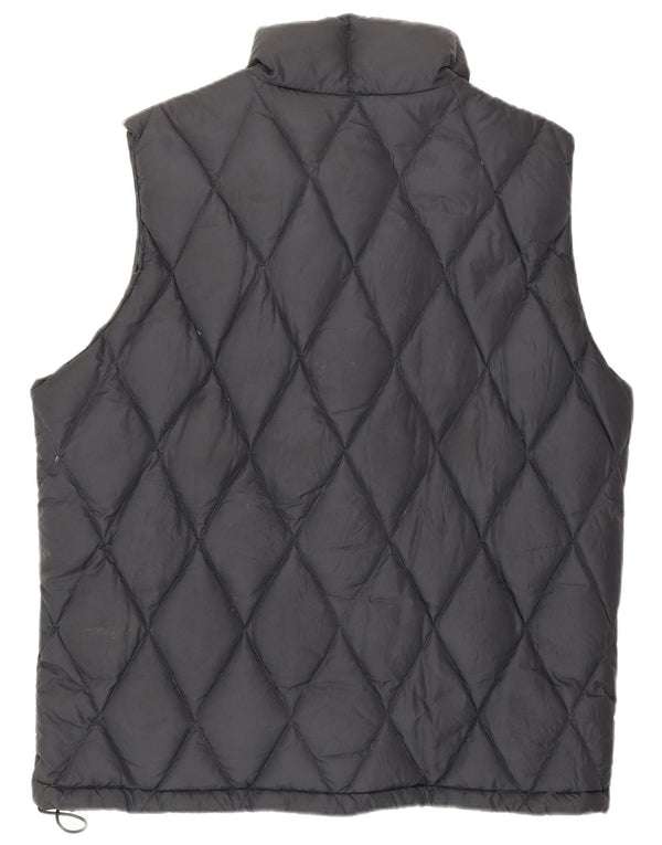 Alberto Aspesi Colete acolchoado masculino UK 42 XL azul marinho