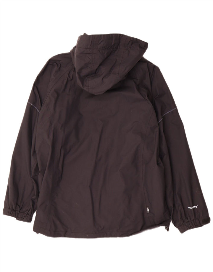 Jaqueta de chuva com capuz para meninos Sprayway 12-13 anos poliéster preto