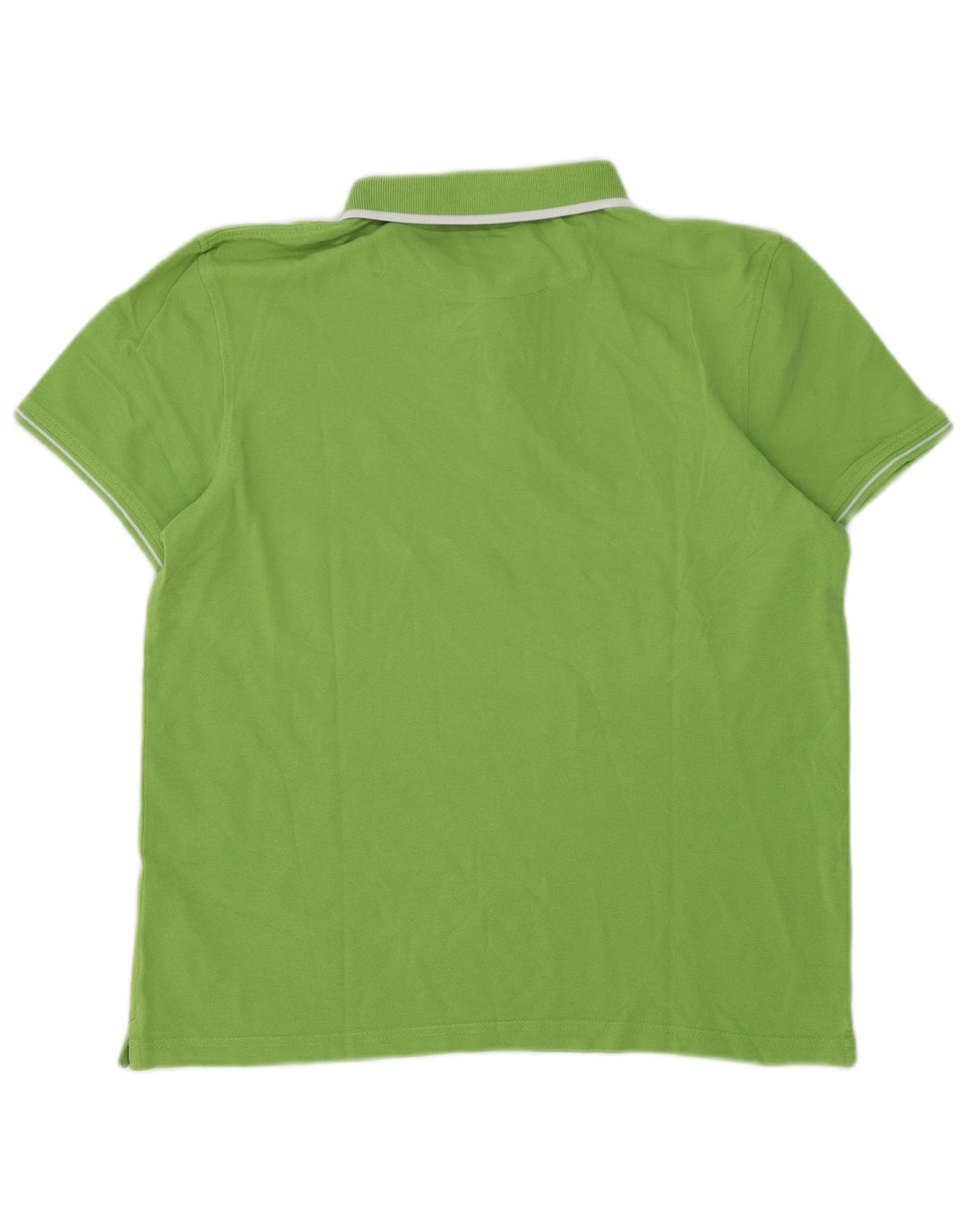 Camisa polo masculina Refrigiwear grande algodão verde